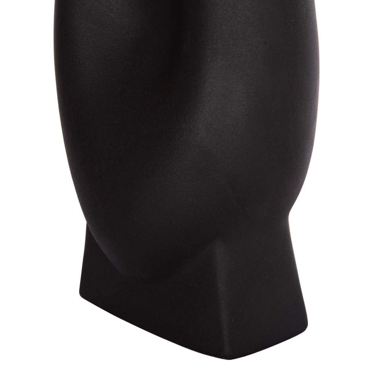 ΕΠΙΤΡΑΠΕΖΙΟ ΚΕΡΑΜΙΚΟ ΔΙΑΚΟΣΜΗΤΙΚΟ ΣΕΙΡΑ GLAΖΕ HM4609.02 ΜΑΥΡΟ ΜΑΤ 16.5x11x38Υεκ