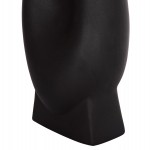 ΕΠΙΤΡΑΠΕΖΙΟ ΚΕΡΑΜΙΚΟ ΔΙΑΚΟΣΜΗΤΙΚΟ ΣΕΙΡΑ GLAΖΕ HM4609.02 ΜΑΥΡΟ ΜΑΤ 16.5x11x38Υεκ