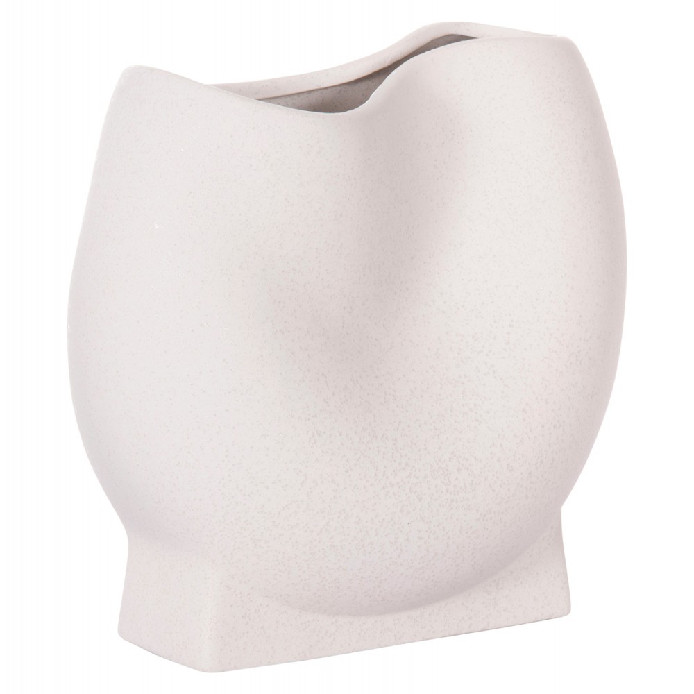 ΕΠΙΤΡΑΠΕΖΙΟ ΚΕΡΑΜΙΚΟ ΔΙΑΚΟΣΜΗΤΙΚΟ GLAΖΕ HM4610.01 ΥΠΟΛΕΥΚΟ ΚΡΥΣΤΑΛΛΙΚΟ 26x14x25Υεκ