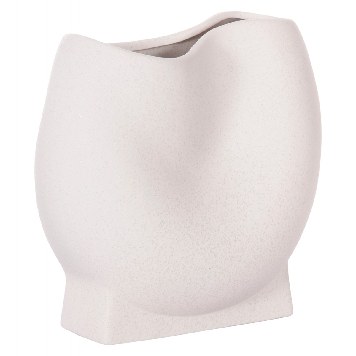 ΕΠΙΤΡΑΠΕΖΙΟ ΚΕΡΑΜΙΚΟ ΔΙΑΚΟΣΜΗΤΙΚΟ GLAΖΕ HM4610.01 ΥΠΟΛΕΥΚΟ ΚΡΥΣΤΑΛΛΙΚΟ 26x14x25Υεκ