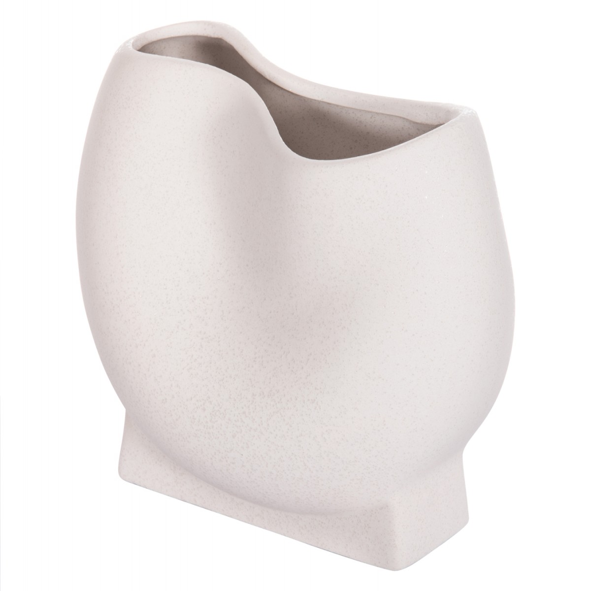 ΕΠΙΤΡΑΠΕΖΙΟ ΚΕΡΑΜΙΚΟ ΔΙΑΚΟΣΜΗΤΙΚΟ GLAΖΕ HM4610.01 ΥΠΟΛΕΥΚΟ ΚΡΥΣΤΑΛΛΙΚΟ 26x14x25Υεκ