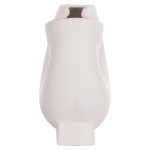 ΕΠΙΤΡΑΠΕΖΙΟ ΚΕΡΑΜΙΚΟ ΔΙΑΚΟΣΜΗΤΙΚΟ GLAΖΕ HM4610.01 ΥΠΟΛΕΥΚΟ ΚΡΥΣΤΑΛΛΙΚΟ 26x14x25Υεκ