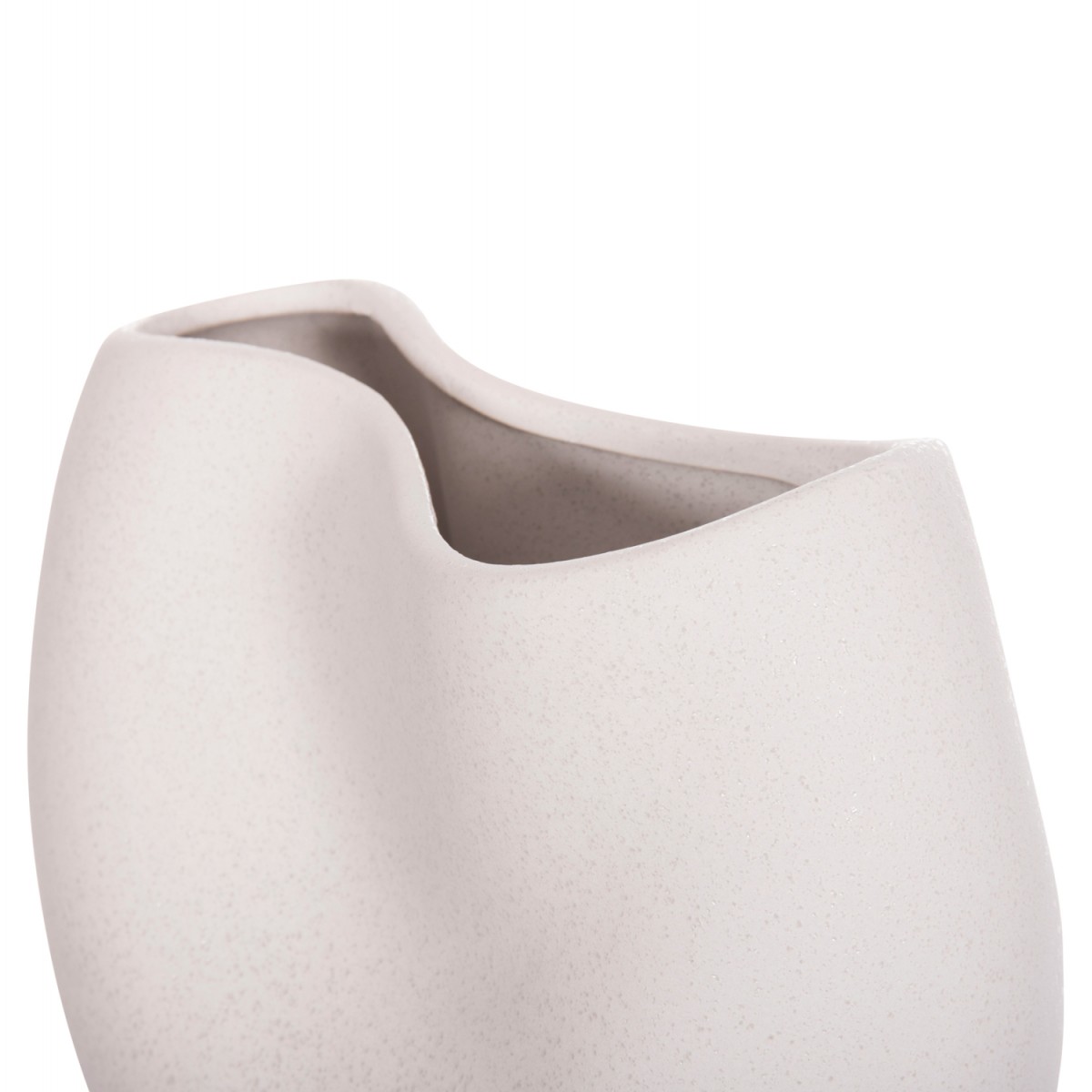 ΕΠΙΤΡΑΠΕΖΙΟ ΚΕΡΑΜΙΚΟ ΔΙΑΚΟΣΜΗΤΙΚΟ GLAΖΕ HM4610.01 ΥΠΟΛΕΥΚΟ ΚΡΥΣΤΑΛΛΙΚΟ 26x14x25Υεκ