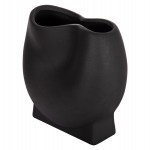 ΕΠΙΤΡΑΠΕΖΙΟ ΚΕΡΑΜΙΚΟ ΔΙΑΚΟΣΜΗΤΙΚΟ GLAΖΕ HM4610.02 ΜΑΥΡΟ ΜΑΤ 26x14x25Υεκ