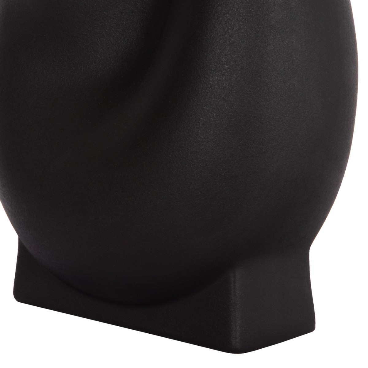 ΕΠΙΤΡΑΠΕΖΙΟ ΚΕΡΑΜΙΚΟ ΔΙΑΚΟΣΜΗΤΙΚΟ GLAΖΕ HM4610.02 ΜΑΥΡΟ ΜΑΤ 26x14x25Υεκ