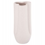 ΕΠΙΤΡΑΠΕΖΙΟ ΚΕΡΑΜΙΚΟ ΔΙΑΚΟΣΜΗΤΙΚΟ GLAΖΕ HM4611.01 ΚΡΥΣΤΑΛΛΙΚΟ ΥΠΟΛΕΥΚΟ Φ14x34Υεκ