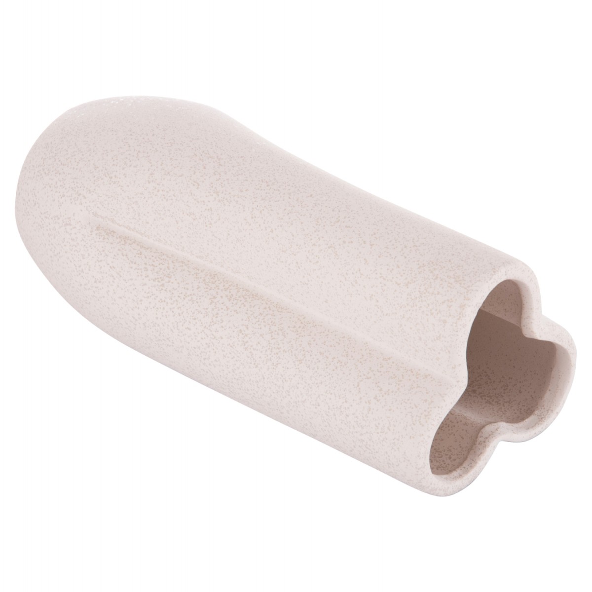 ΕΠΙΤΡΑΠΕΖΙΟ ΚΕΡΑΜΙΚΟ ΔΙΑΚΟΣΜΗΤΙΚΟ GLAΖΕ HM4611.01 ΚΡΥΣΤΑΛΛΙΚΟ ΥΠΟΛΕΥΚΟ Φ14x34Υεκ