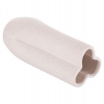 ΕΠΙΤΡΑΠΕΖΙΟ ΚΕΡΑΜΙΚΟ ΔΙΑΚΟΣΜΗΤΙΚΟ GLAΖΕ HM4611.01 ΚΡΥΣΤΑΛΛΙΚΟ ΥΠΟΛΕΥΚΟ Φ14x34Υεκ