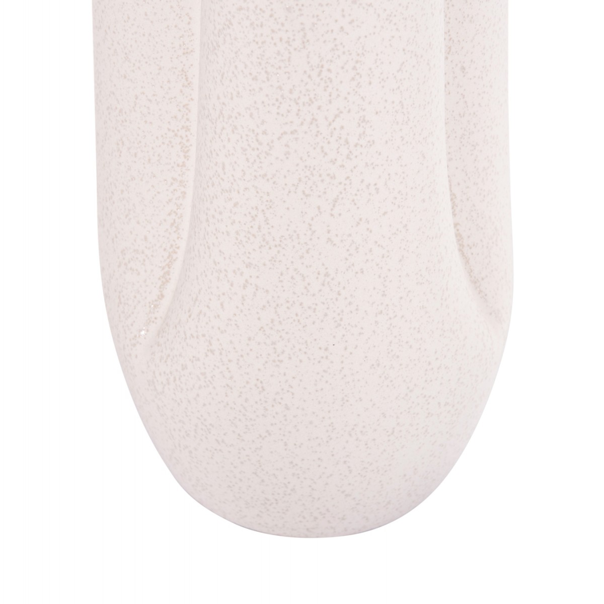 ΕΠΙΤΡΑΠΕΖΙΟ ΚΕΡΑΜΙΚΟ ΔΙΑΚΟΣΜΗΤΙΚΟ GLAΖΕ HM4611.01 ΚΡΥΣΤΑΛΛΙΚΟ ΥΠΟΛΕΥΚΟ Φ14x34Υεκ