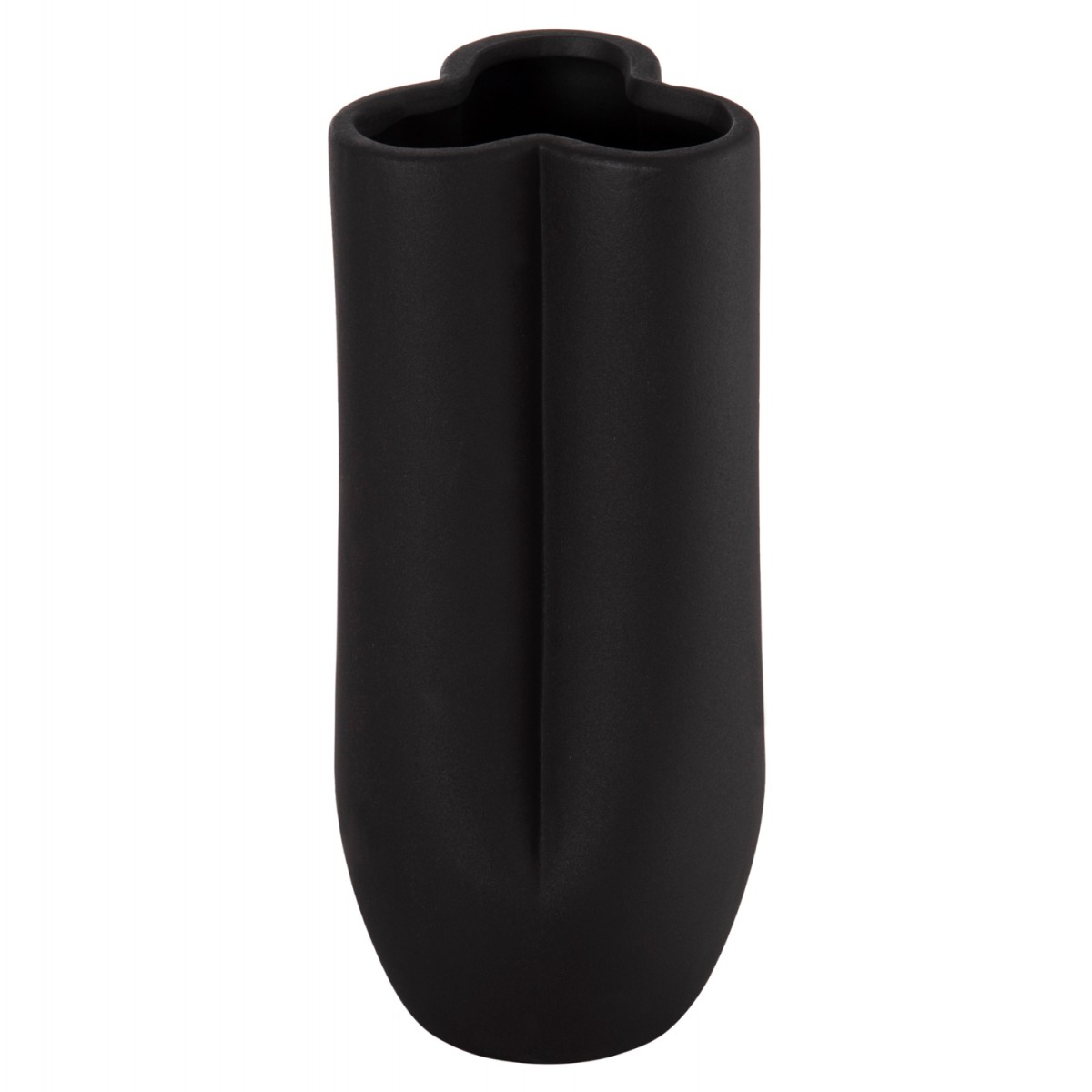 ΕΠΙΤΡΑΠΕΖΙΟ ΚΕΡΑΜΙΚΟ ΔΙΑΚΟΣΜΗΤΙΚΟ GLAΖΕ HM4611.02 ΜΑΥΡΟ ΜΑΤ Φ14x34Υ εκ.