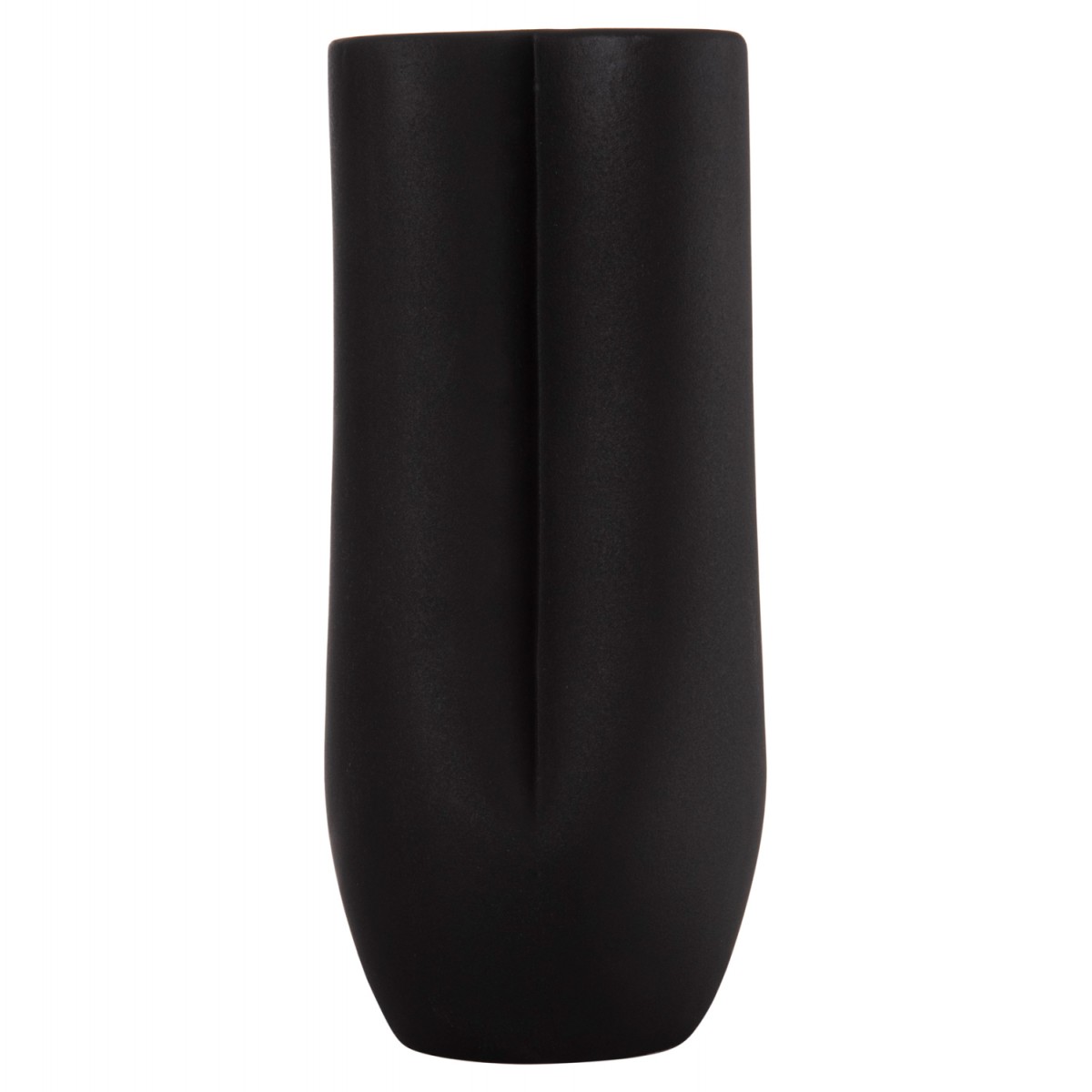 ΕΠΙΤΡΑΠΕΖΙΟ ΚΕΡΑΜΙΚΟ ΔΙΑΚΟΣΜΗΤΙΚΟ GLAΖΕ HM4611.02 ΜΑΥΡΟ ΜΑΤ Φ14x34Υ εκ.