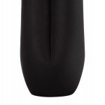 ΕΠΙΤΡΑΠΕΖΙΟ ΚΕΡΑΜΙΚΟ ΔΙΑΚΟΣΜΗΤΙΚΟ GLAΖΕ HM4611.02 ΜΑΥΡΟ ΜΑΤ Φ14x34Υ εκ.