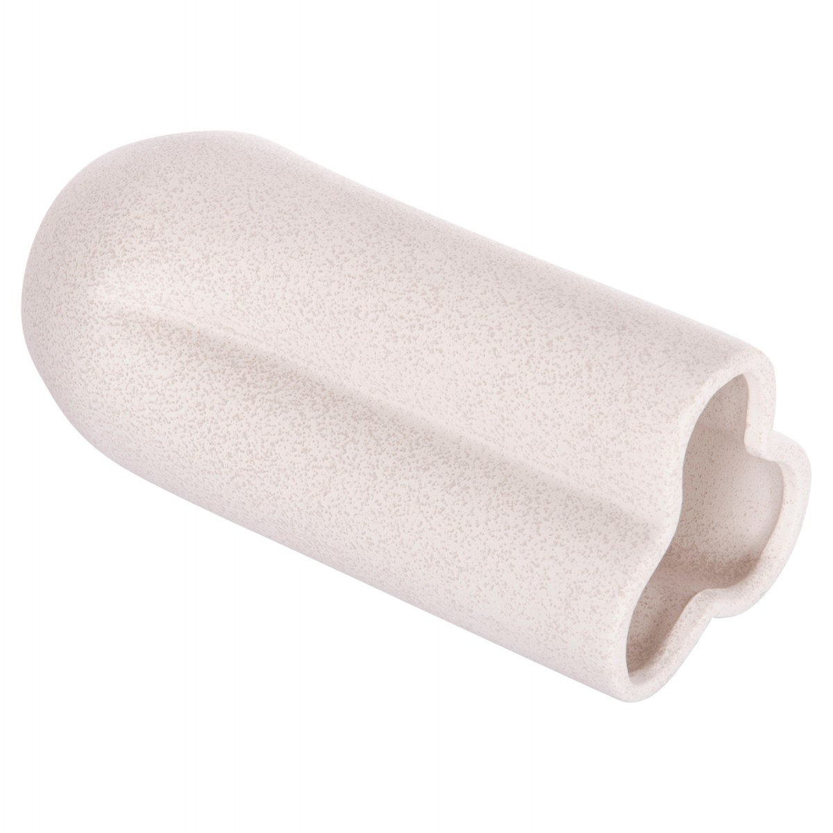 ΕΠΙΤΡΑΠΕΖΙΟ ΚΕΡΑΜΙΚΟ ΔΙΑΚΟΣΜΗΤΙΚΟ GLAΖΕ HM4612.01 ΚΡΥΣΤΑΛΛΙΚΟ ΥΠΟΛΕΥΚΟ Φ14x29Υεκ