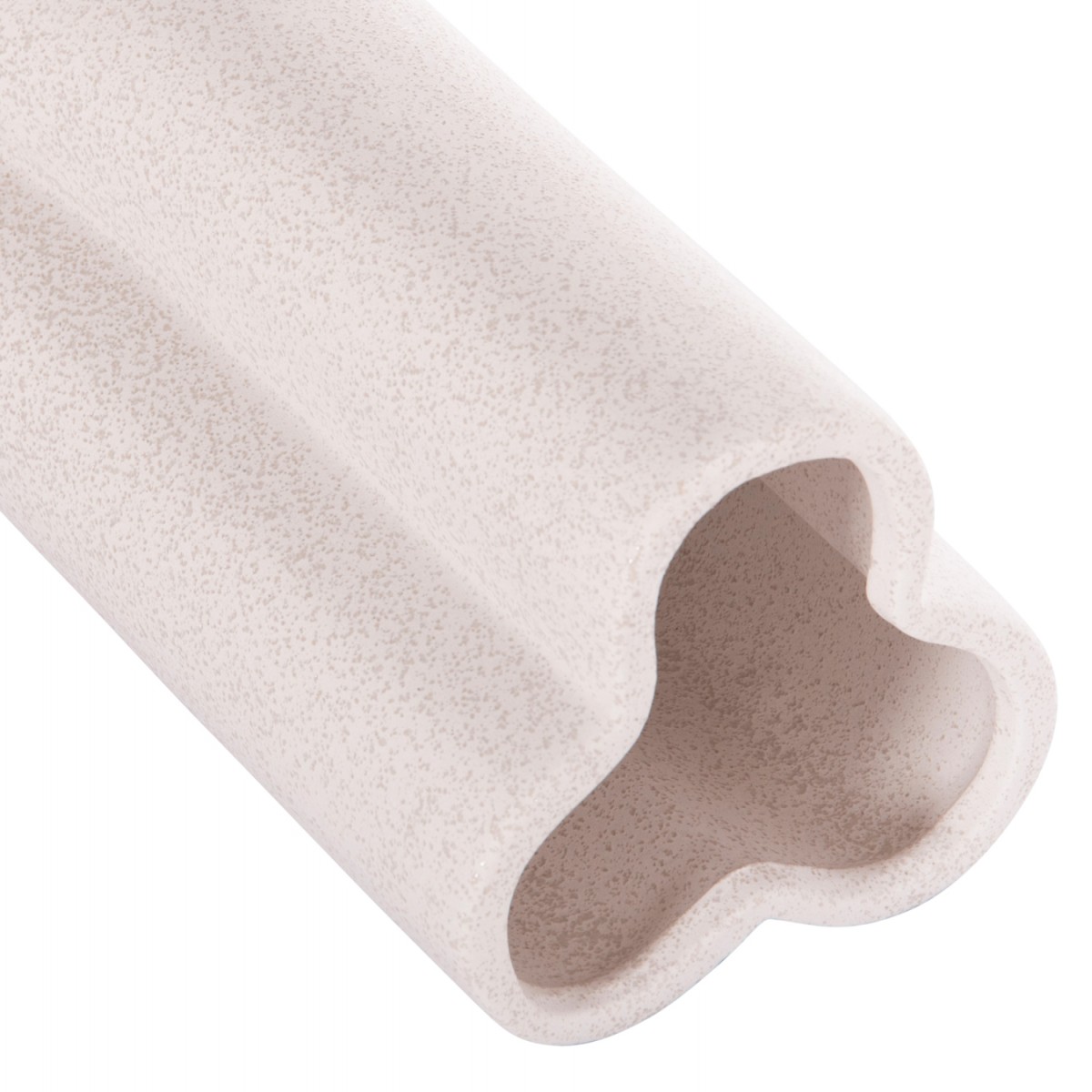 ΕΠΙΤΡΑΠΕΖΙΟ ΚΕΡΑΜΙΚΟ ΔΙΑΚΟΣΜΗΤΙΚΟ GLAΖΕ HM4612.01 ΚΡΥΣΤΑΛΛΙΚΟ ΥΠΟΛΕΥΚΟ Φ14x29Υεκ