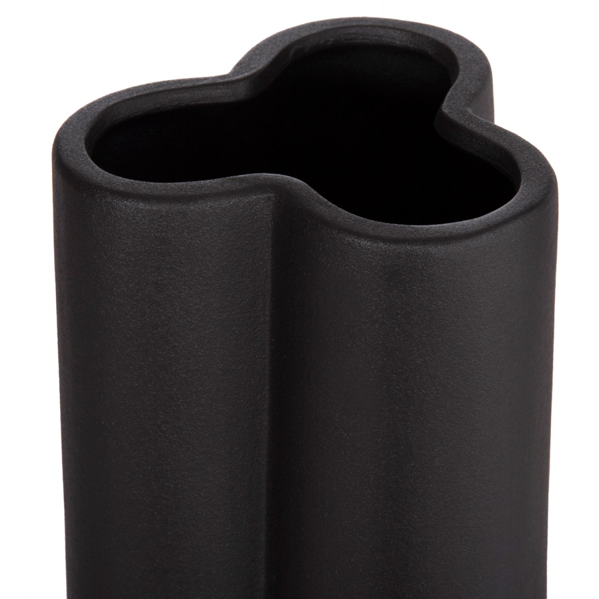 ΕΠΙΤΡΑΠΕΖΙΟ ΚΕΡΑΜΙΚΟ ΔΙΑΚΟΣΜΗΤΙΚΟ GLAΖΕ HM4612.02 ΜΑΥΡΟ ΜΑΤ Φ14x29Υεκ