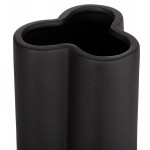 ΕΠΙΤΡΑΠΕΖΙΟ ΚΕΡΑΜΙΚΟ ΔΙΑΚΟΣΜΗΤΙΚΟ GLAΖΕ HM4612.02 ΜΑΥΡΟ ΜΑΤ Φ14x29Υεκ