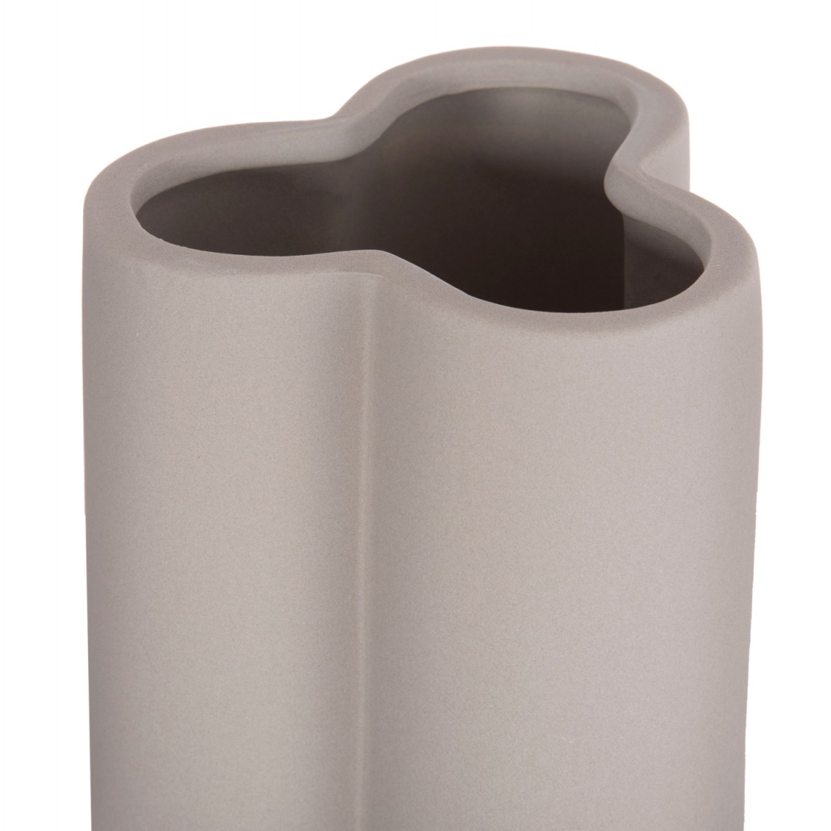 ΕΠΙΤΡΑΠΕΖΙΟ ΚΕΡΑΜΙΚΟ ΔΙΑΚΟΣΜΗΤΙΚΟ GLAΖΕ HM4612.03 ΓΚΡΙ ΜΑΤ Φ14x29Υεκ