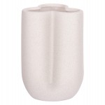 ΕΠΙΤΡΑΠΕΖΙΟ ΚΕΡΑΜΙΚΟ ΔΙΑΚΟΣΜΗΤΙΚΟ GLAΖΕ HM4613.01 ΚΡΥΣΤΑΛΛΙΚΟ ΥΠΟΛΕΥΚΟ Φ16x22Υεκ