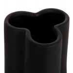 ΕΠΙΤΡΑΠΕΖΙΟ ΚΕΡΑΜΙΚΟ ΔΙΑΚΟΣΜΗΤΙΚΟ GLAΖΕ HM4613.02 ΜΑΥΡΟ ΜΑΤ Φ16x22Υεκ