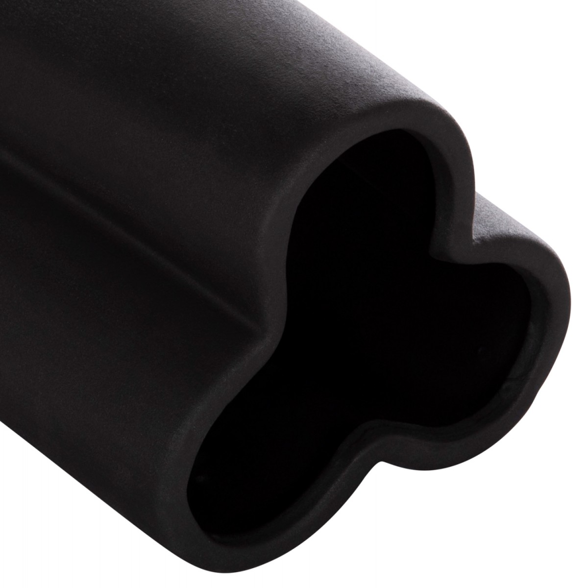 ΕΠΙΤΡΑΠΕΖΙΟ ΚΕΡΑΜΙΚΟ ΔΙΑΚΟΣΜΗΤΙΚΟ GLAΖΕ HM4613.02 ΜΑΥΡΟ ΜΑΤ Φ16x22Υεκ