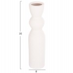 ΕΠΙΤΡΑΠΕΖΙΟ ΚΕΡΑΜΙΚΟ ΔΙΑΚΟΣΜΗΤΙΚΟ SCEPTER HM4614.01 ΚΡΥΣΤΑΛΛΙΚΟ ΥΠΟΛΕΥΚΟ Φ8x35Υεκ