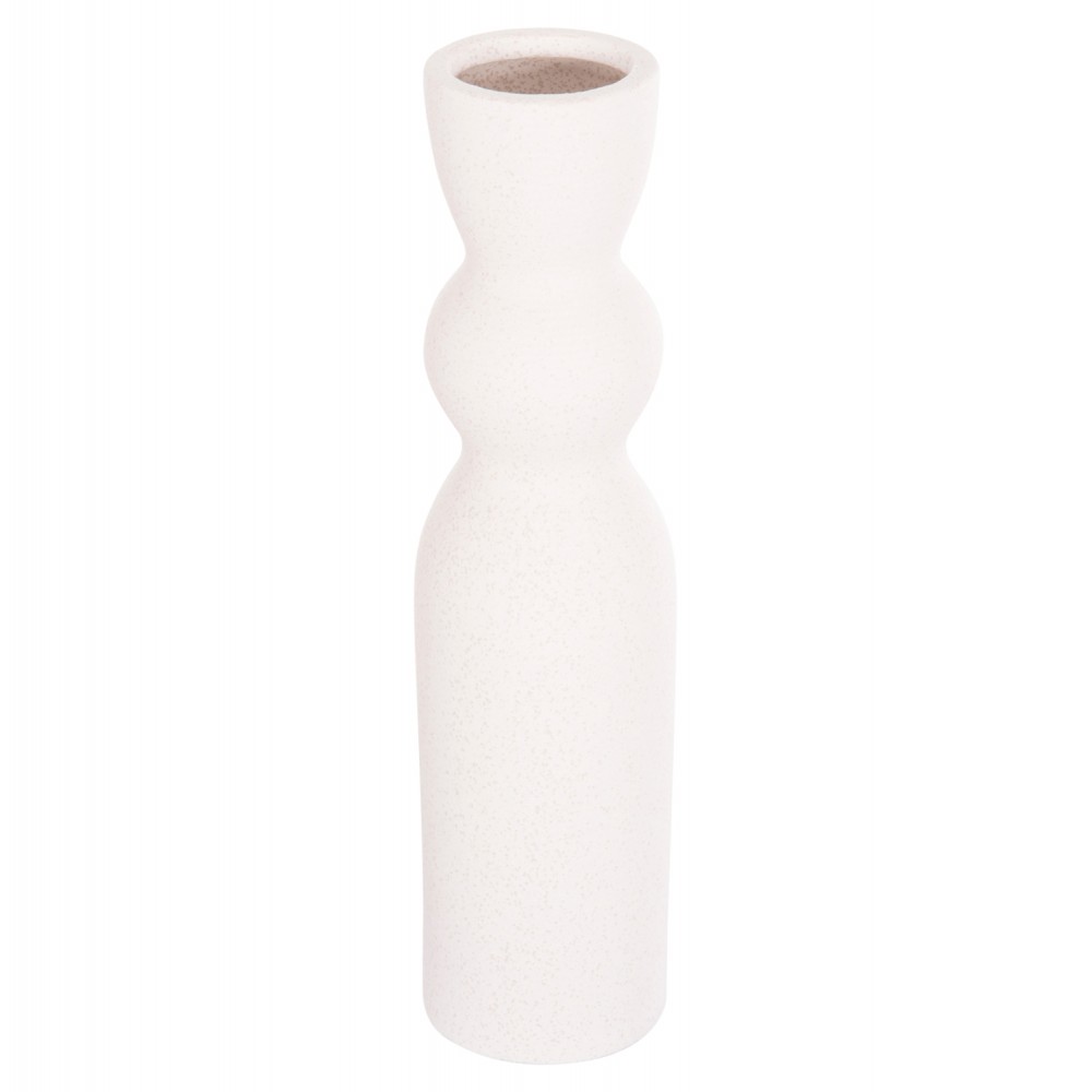 ΕΠΙΤΡΑΠΕΖΙΟ ΚΕΡΑΜΙΚΟ ΔΙΑΚΟΣΜΗΤΙΚΟ SCEPTER HM4614.01 ΚΡΥΣΤΑΛΛΙΚΟ ΥΠΟΛΕΥΚΟ Φ8x35Υεκ