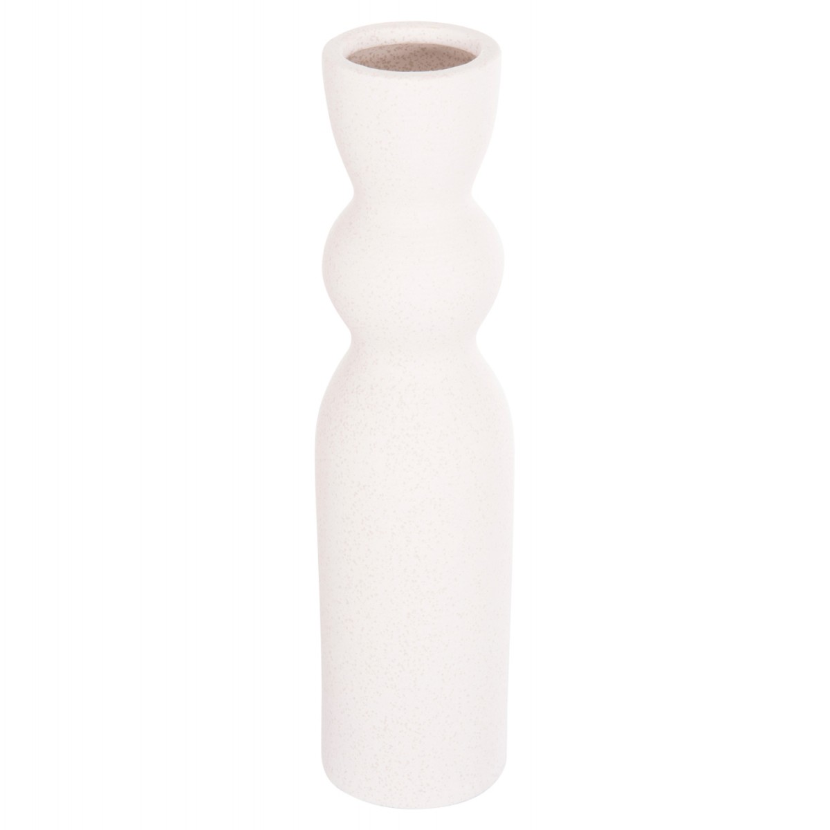 ΕΠΙΤΡΑΠΕΖΙΟ ΚΕΡΑΜΙΚΟ ΔΙΑΚΟΣΜΗΤΙΚΟ SCEPTER HM4614.01 ΚΡΥΣΤΑΛΛΙΚΟ ΥΠΟΛΕΥΚΟ Φ8x35Υεκ