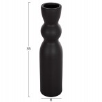 ΕΠΙΤΡΑΠΕΖΙΟ ΚΕΡΑΜΙΚΟ ΔΙΑΚΟΣΜΗΤΙΚΟ SCEPTER HM4614.02 ΜΑΥΡΟ ΜΑΤ Φ8x35Υ εκ.