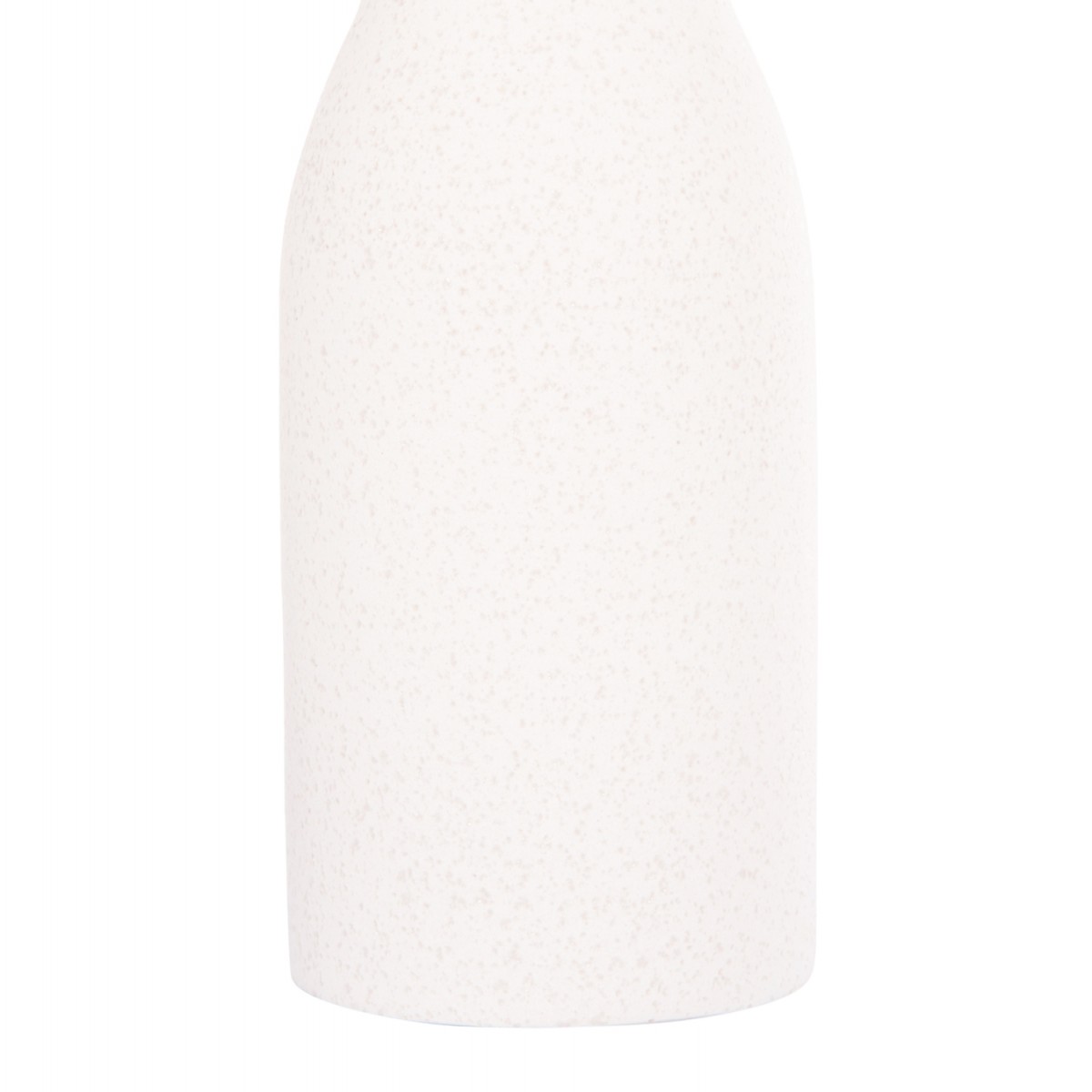 ΕΠΙΤΡΑΠΕΖΙΟ ΚΕΡΑΜΙΚΟ ΔΙΑΚΟΣΜΗΤΙΚΟ SCEPTER HM4615.01 ΚΡΥΣΤΑΛΛΙΚΟ ΥΠΟΛΕΥΚΟ Φ7,5x30,5Υεκ