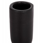 ΕΠΙΤΡΑΠΕΖΙΟ ΚΕΡΑΜΙΚΟ ΔΙΑΚΟΣΜΗΤΙΚΟ SCEPTER HM4615.02 ΜΑΥΡΟ ΜΑΤ Φ7,5x30,5Υεκ