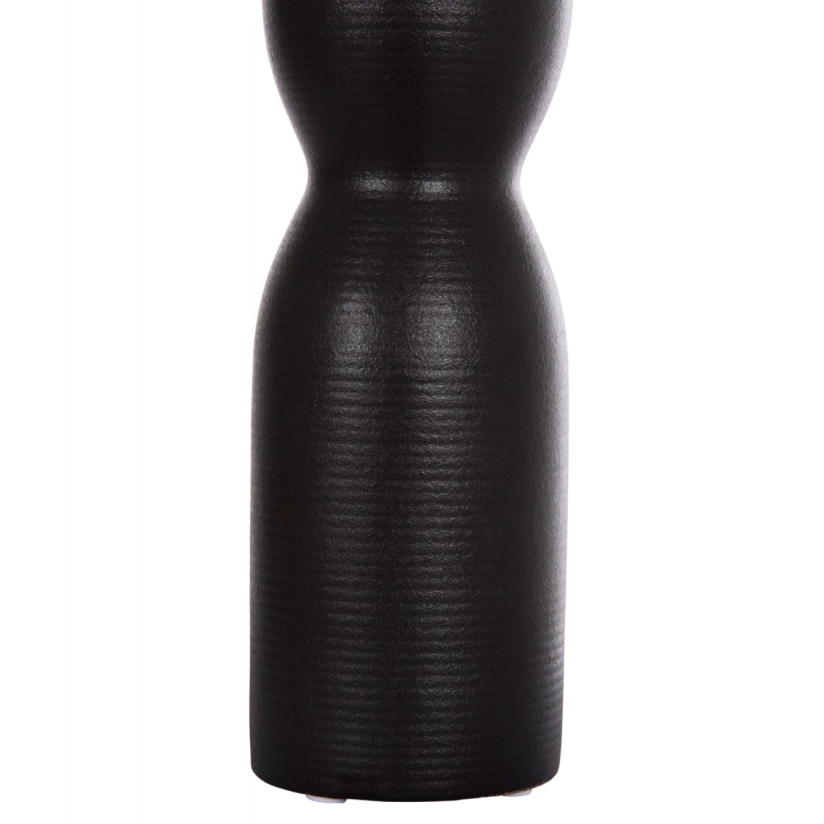 ΕΠΙΤΡΑΠΕΖΙΟ ΚΕΡΑΜΙΚΟ ΔΙΑΚΟΣΜΗΤΙΚΟ SCEPTER HM4615.02 ΜΑΥΡΟ ΜΑΤ Φ7,5x30,5Υεκ