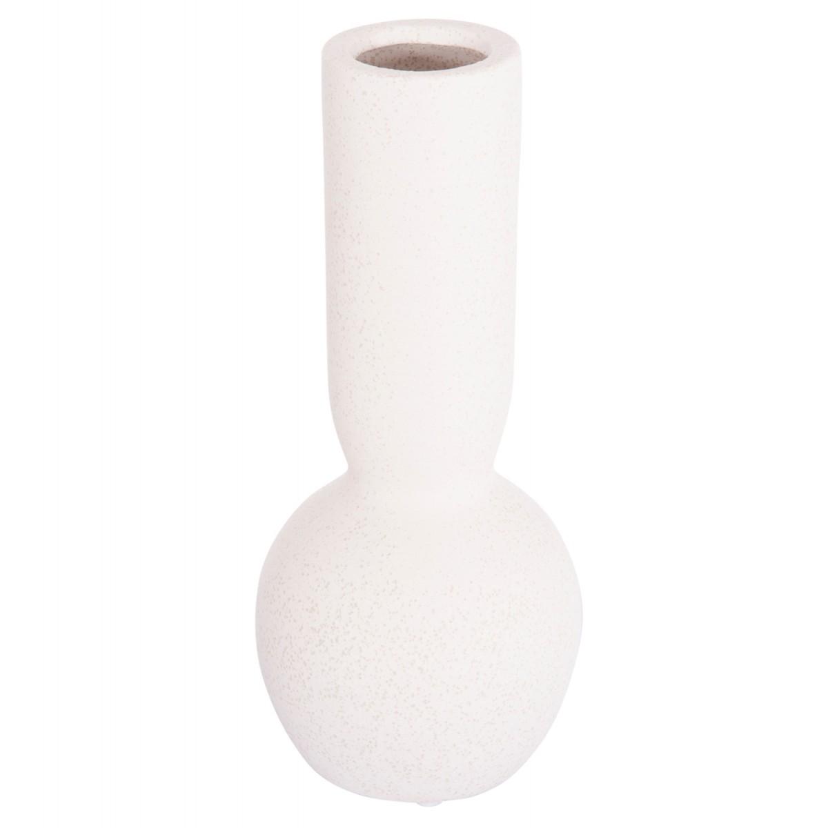 ΕΠΙΤΡΑΠΕΖΙΟ ΚΕΡΑΜΙΚΟ ΔΙΑΚΟΣΜΗΤΙΚΟ GALAD HM4616.01 ΚΡΥΣΤΑΛΛΙΚΟ ΥΠΟΛΕΥΚΟ Φ11x26Υεκ