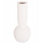 ΕΠΙΤΡΑΠΕΖΙΟ ΚΕΡΑΜΙΚΟ ΔΙΑΚΟΣΜΗΤΙΚΟ GALAD HM4616.01 ΚΡΥΣΤΑΛΛΙΚΟ ΥΠΟΛΕΥΚΟ Φ11x26Υεκ