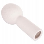 ΕΠΙΤΡΑΠΕΖΙΟ ΚΕΡΑΜΙΚΟ ΔΙΑΚΟΣΜΗΤΙΚΟ GALAD HM4616.01 ΚΡΥΣΤΑΛΛΙΚΟ ΥΠΟΛΕΥΚΟ Φ11x26Υεκ