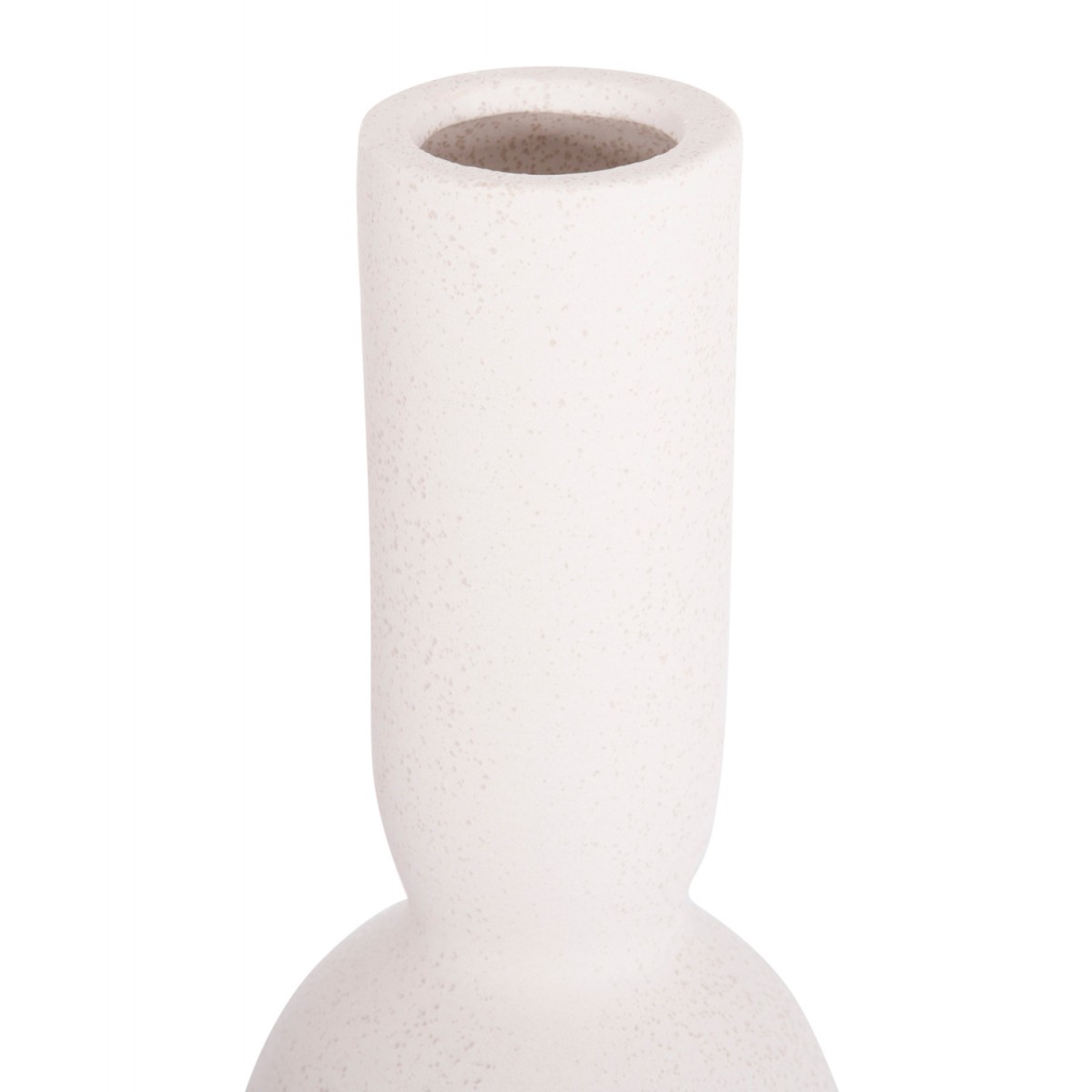 ΕΠΙΤΡΑΠΕΖΙΟ ΚΕΡΑΜΙΚΟ ΔΙΑΚΟΣΜΗΤΙΚΟ GALAD HM4616.01 ΚΡΥΣΤΑΛΛΙΚΟ ΥΠΟΛΕΥΚΟ Φ11x26Υεκ