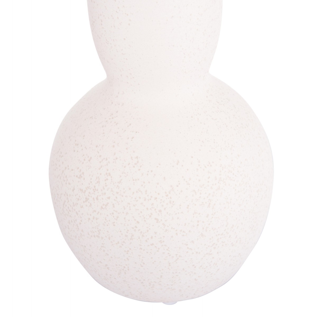 ΕΠΙΤΡΑΠΕΖΙΟ ΚΕΡΑΜΙΚΟ ΔΙΑΚΟΣΜΗΤΙΚΟ GALAD HM4616.01 ΚΡΥΣΤΑΛΛΙΚΟ ΥΠΟΛΕΥΚΟ Φ11x26Υεκ