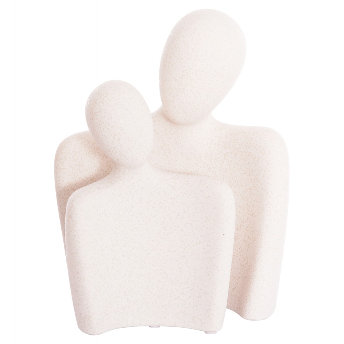 ΕΠΙΤΡΑΠΕΖΙΟ ΚΕΡΑΜΙΚΟ ΔΙΑΚΟΣΜΗΤΙΚΟ 2ΤΜΧ HUMANS HM4617 ΥΠΟΛΕΥΚΟ ΚΡΥΣΤΑΛΛΙΚΟ