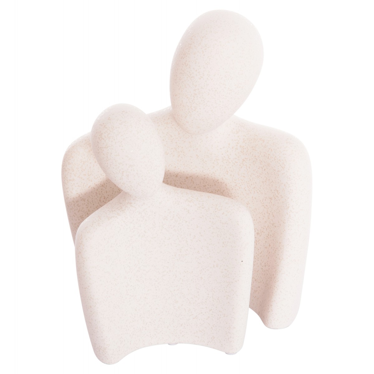 ΕΠΙΤΡΑΠΕΖΙΟ ΚΕΡΑΜΙΚΟ ΔΙΑΚΟΣΜΗΤΙΚΟ 2ΤΜΧ HUMANS HM4617 ΥΠΟΛΕΥΚΟ ΚΡΥΣΤΑΛΛΙΚΟ