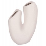 ΕΠΙΤΡΑΠΕΖΙΟ ΚΕΡΑΜΙΚΟ ΔΙΑΚΟΣΜΗΤΙΚΟ ARKEN HM4618.01 ΚΡΥΣΤΑΛΛΙΚΟ ΥΠΟΛΕΥΚΟ 28x10x37Υεκ