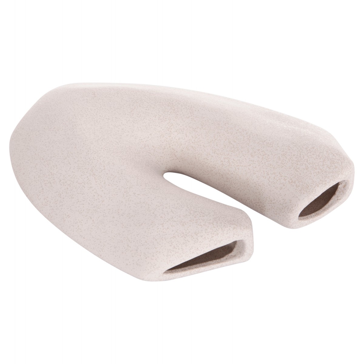 ΕΠΙΤΡΑΠΕΖΙΟ ΚΕΡΑΜΙΚΟ ΔΙΑΚΟΣΜΗΤΙΚΟ ARKEN HM4618.01 ΚΡΥΣΤΑΛΛΙΚΟ ΥΠΟΛΕΥΚΟ 28x10x37Υεκ