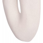 ΕΠΙΤΡΑΠΕΖΙΟ ΚΕΡΑΜΙΚΟ ΔΙΑΚΟΣΜΗΤΙΚΟ ARKEN HM4618.01 ΚΡΥΣΤΑΛΛΙΚΟ ΥΠΟΛΕΥΚΟ 28x10x37Υεκ