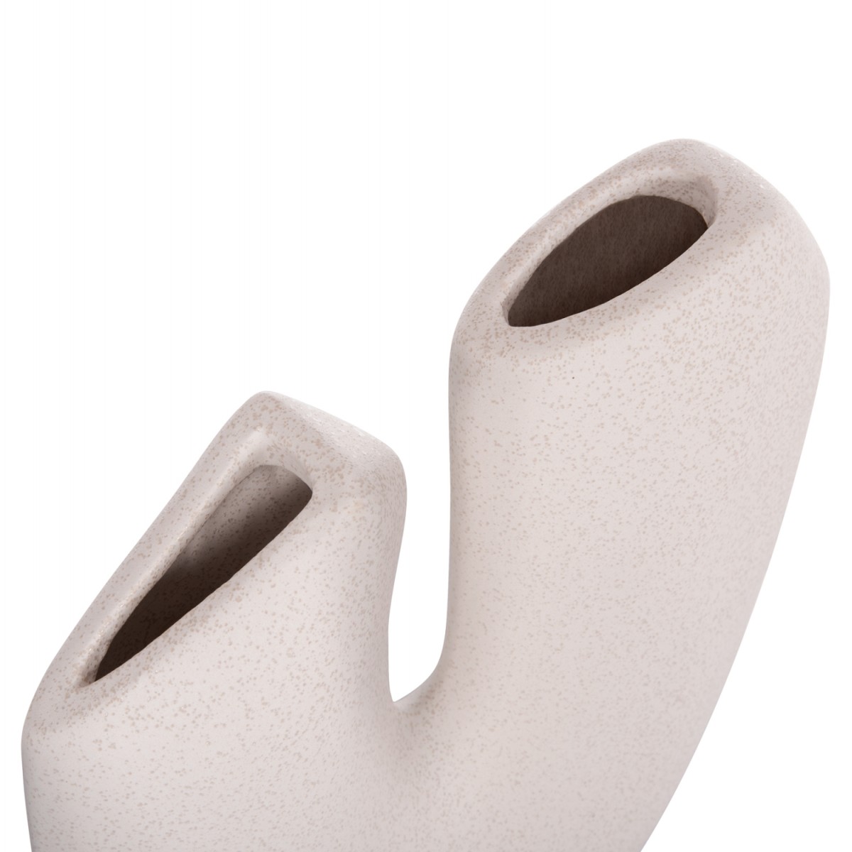 ΕΠΙΤΡΑΠΕΖΙΟ ΚΕΡΑΜΙΚΟ ΔΙΑΚΟΣΜΗΤΙΚΟ ARKEN HM4618.01 ΚΡΥΣΤΑΛΛΙΚΟ ΥΠΟΛΕΥΚΟ 28x10x37Υεκ