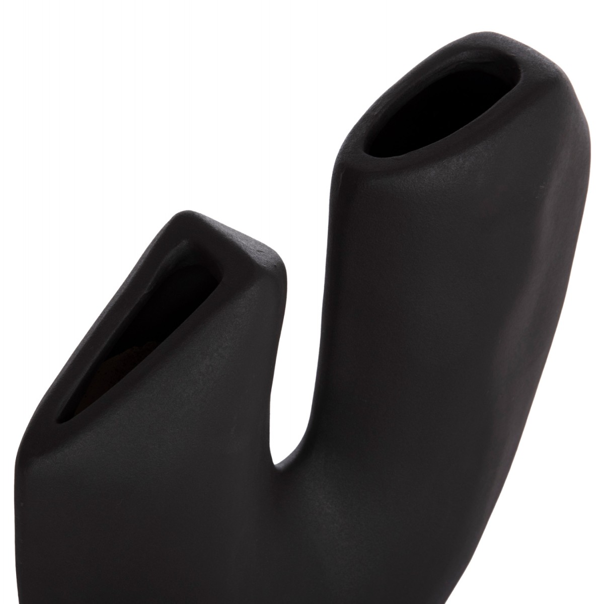 ΕΠΙΤΡΑΠΕΖΙΟ ΚΕΡΑΜΙΚΟ ΔΙΑΚΟΣΜΗΤΙΚΟ ARKEN HM4618.02 ΜΑΥΡΟ ΜΑΤ 29x8x37Υεκ