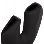 ΕΠΙΤΡΑΠΕΖΙΟ ΚΕΡΑΜΙΚΟ ΔΙΑΚΟΣΜΗΤΙΚΟ ARKEN HM4618.02 ΜΑΥΡΟ ΜΑΤ 29x8x37Υεκ