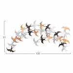 ΔΙΑΚΟΣΜΗΤΙΚΟ ΤΟΙΧΟΥ ΠΟΥΛΙΑ HM4655 ΜΕΤΑΛΛΟ-ΠΟΛΥΧΡΩΜΟ 131x11(βάθος)x70Υεκ.