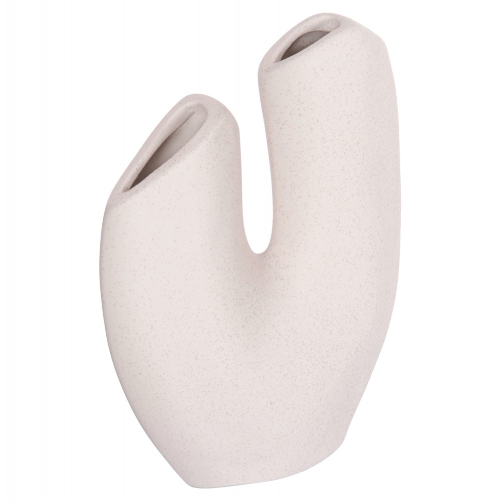 ΕΠΙΤΡΑΠΕΖΙΟ ΚΕΡΑΜΙΚΟ ΔΙΑΚΟΣΜΗΤΙΚΟ ARKEN HM4619.01 ΚΡΥΣΤΑΛΛΙΚΟ ΥΠΟΛΕΥΚΟ 20,5x8x26Υεκ