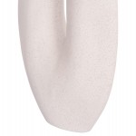 ΕΠΙΤΡΑΠΕΖΙΟ ΚΕΡΑΜΙΚΟ ΔΙΑΚΟΣΜΗΤΙΚΟ ARKEN HM4619.01 ΚΡΥΣΤΑΛΛΙΚΟ ΥΠΟΛΕΥΚΟ 20,5x8x26Υεκ