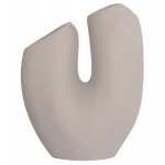 ΕΠΙΤΡΑΠΕΖΙΟ ΚΕΡΑΜΙΚΟ ΔΙΑΚΟΣΜΗΤΙΚΟ ARKEN HM4619.03 ΓΚΡΙ ΜΑΤ 20,5x8x26Υεκ