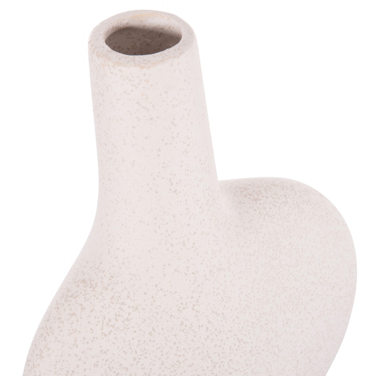 ΕΠΙΤΡΑΠΕΖΙΟ ΚΕΡΑΜΙΚΟ ΔΙΑΚΟΣΜΗΤΙΚΟ ARKEN HM4620.01 ΚΡΥΣΤΑΛΛ.ΥΠΟΛΕΥΚΟ 19x7,5x33,5Υεκ