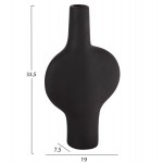 ΕΠΙΤΡΑΠΕΖΙΟ ΚΕΡΑΜΙΚΟ ΔΙΑΚΟΣΜΗΤΙΚΟ ΣΕΙΡΑ ARKEN HM4620.02 ΜΑΥΡΟ ΜΑΤ 19x7,5x33,5Υεκ